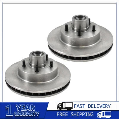 Conjunto de rotor y buje de freno de disco delantero 2 piezas para camioneta Chevrolet G20 1971 5 tacos Foto 1 de 3