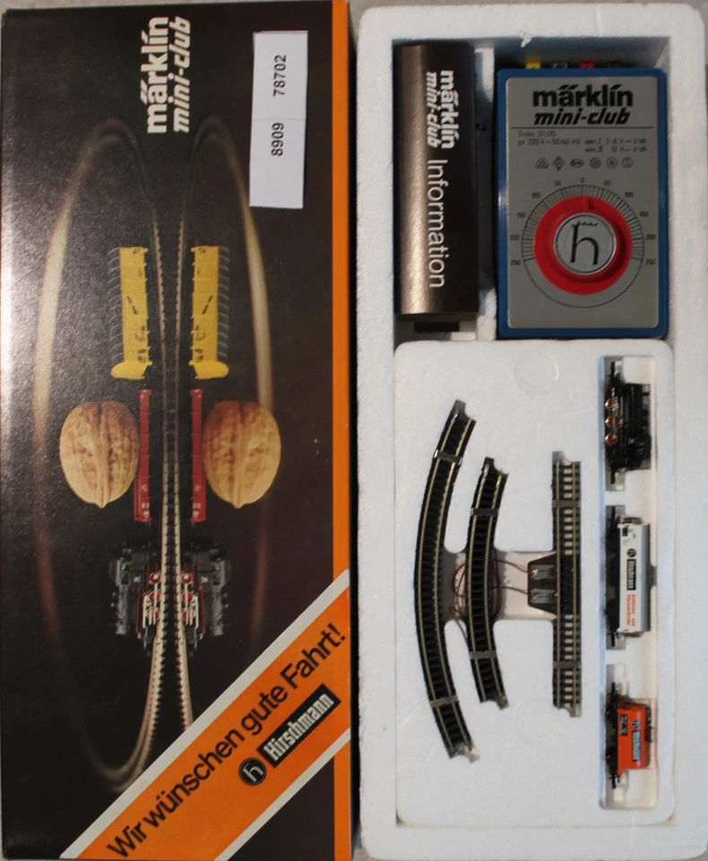 Märklin mini club, Spur Z, Startpackung  Art. 8909 S "Werbemodell Hirschmann" - Bild 1 von 1