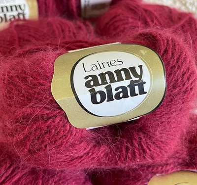 1 madeja 20gr 70% Francés Angora Laines Angor' Anny Blatt Hilo Vintage 8 disponible Foto 1 de 4