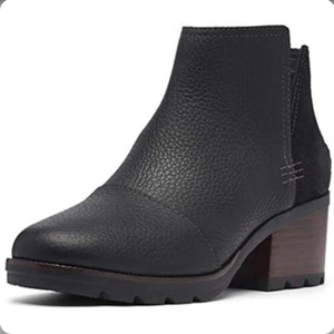 Botines negros recortados Sorel Cate NL3383 para mujer - Imagen 1 de 9