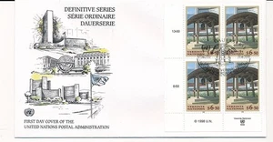 D114109 Definitive Series Architecture 1998 FDC United Nations Vienna Bureau - Picture 1 of 1