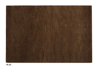 Gabbeh Teppich 100% Wolle Braun Uni Farbe 120x180 cm Handgemacht PL15 - Bild 1 von 4