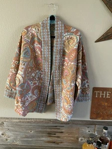 Soft Surrounding Paisley Jacket 2X - Picture 1 of 4