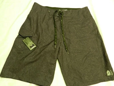 Vintage Rusty Men’s Board Shorts Size 33 Black And Purple - Image 1 of 4