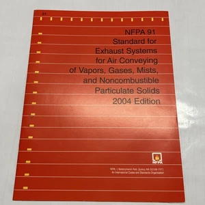 Nfpa 91: Standard for Ventilation Control and Fire Protection of Commercial... - Picture 1 of 2