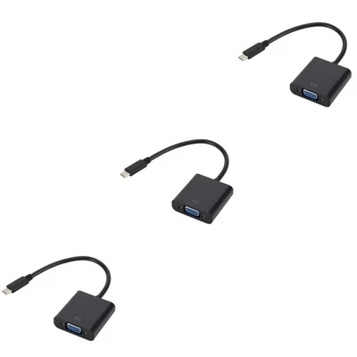  Langlebiges Typ-C-Stecker-VGA-Buchse Full 1080P USB 3.1-Adapterkabel für - Bild 1 von 4