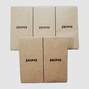 Skims Lot Of 5 Everyday Crew Sock Breathable Stretch Color Sand Medium - Picture 1 of 3