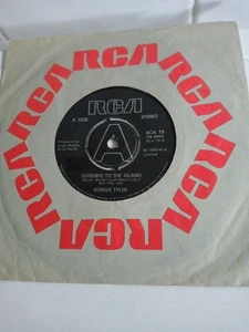 Bonnie Tyler - Goodbye To The Island (RCA 19) EX Vinyl Record 7" - Picture 1 of 2