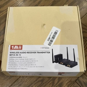 1Mii 3-in 1 RT5066 2.4Ghz Wireless Audio 1 Transmitter 2 Receivers - Afbeelding 1 van 2