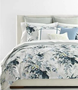 Teal Blue 3 Pc Full Queen Duvet Cover Set - Picture 1 of 4