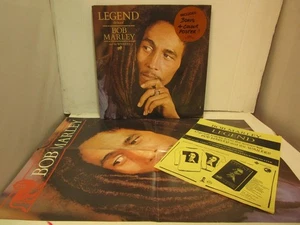BOB MARLEY & THE WAILERS LEGEND BMW 1 w/ POSTER, INSERT AND HYPE STICKER LP - Picture 1 of 11