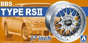 Aoshima 1/24 Model Car Tuned Parts(02)BBS Type RSII 17"inch Wheels&Tires Set - Picture 1 of 2