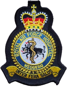 Insignia parche bordado RAF Hospital Wegberg Alemania Real Fuerza Aérea - EXCLUSIVA - Imagen 1 de 7