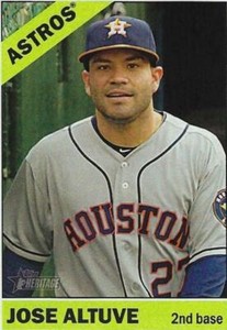 2015 Topps Heritage #455 Jose Altuve Astros NM-MT (SP - Short Print) 