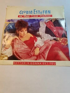 Gloria Estefan, Rhythm is Gonna Get You, Give it Up - Epic VG+ F309 - Picture 1 of 2