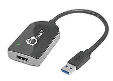 Siig JU-H20111-S1 USB graphics adapter Black (JU-H20111-S1)