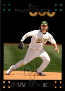2007 TOPPS #2 NICK SWISHER OAKLAND ATHLETICS - Picture 1 of 2