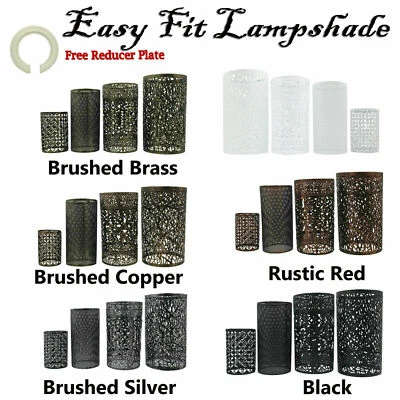 Industrial Ceiling Light Easy Fit Wire Cage Lampshade Metal Pendant Light Shade - Image 1 of 4