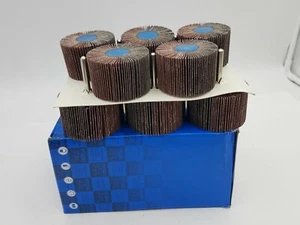 10Pc Pferd EDP 45276 60 Grit Flap Wheel Fan Grinder 2-1/2x1-1/2x1/4" - Picture 1 of 3