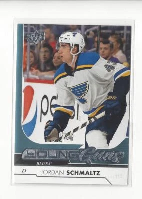 2017-18 Upper Deck #470 Jordan Schmaltz YG RC Rookie Blues  - Image 1 of 2