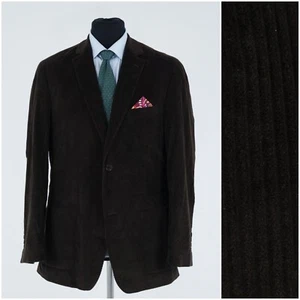 Herren Cord Blazer 42R UK Größe J.PHILIPP Dunkelbraun Sport Mantel Cord Jacke - Bild 1 von 13