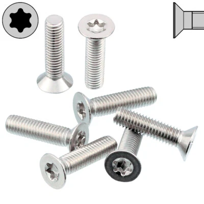 Senkkopf Senkschrauben ISO 14581 TORX ähnl. DIN 965 TX Edelstahl A2 V2A Schraube - Bild 1 von 2