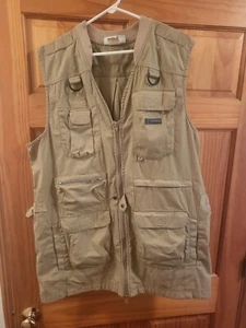 Columbia Angelweste Gr. XL Khaki Ärmellos - Bild 1 von 4