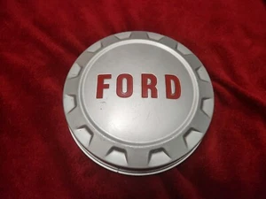 NOS 1961 Ford F100 Truck Dish Hubcap 1962 Silver Bottle Cap 1963 1964 1965 1966 - Picture 1 of 2