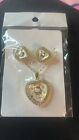 Hello Kitty Earring And Necklace Set