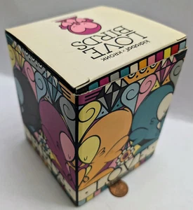 Kidrobot x KRONK.Love BIRDS.Urban Vinyl Figur.Lila.Künstler. - Bild 1 von 4