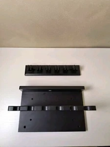 Pool Stick Holder Wall Mount - Pool Cue Rack for 6 Pool Sticks and Billiards BLK - Picture 1 of 5