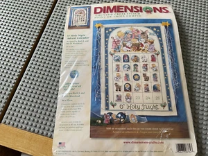 Dimensions o Holy Night advent calendar cross stitch kit - Picture 1 of 2