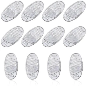 Fahrrad Reflektoren Katzenaugen, 12 Stück, Um die Nachtreise zu verbessern, W... - Bild 1 von 9