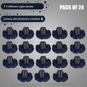 24 - Light Up Sequin Black Cowboy Hat Unisex 3 Modes - Perfect for Country Fun! - Picture 1 of 4