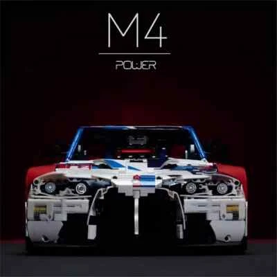 MOC LEGO Technic: BMW M4 GT3 1:8 Ratio Technic Style -Fast Delivery Perfect Gift - Image 1 of 4