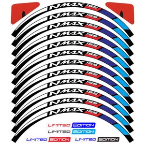 Llanta reflectante rayas cinta calcomanías pegatinas para Yamaha NMAX155 2016-20 - Imagen 1 de 11