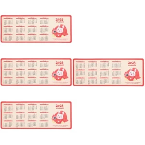  4 PCS Jahr Des Kaninchenmauspads Arbeit Großer -Pad Computertischmatte - Afbeelding 1 van 12