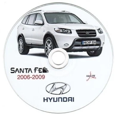 Hyundai Santa Fe 2006-2009 Manual De Taller En Cd - Imagen 1 de 4