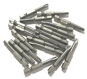 EasyPower #3 Power Bit 2" Phillips Screwdriver Bits 1/4" Hex Shank 20 Pack - Picture 1 of 1