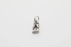 James Avery 3D Sterling Silver Praying Kneeling Angel Charm Retired - Picture 1 of 4
