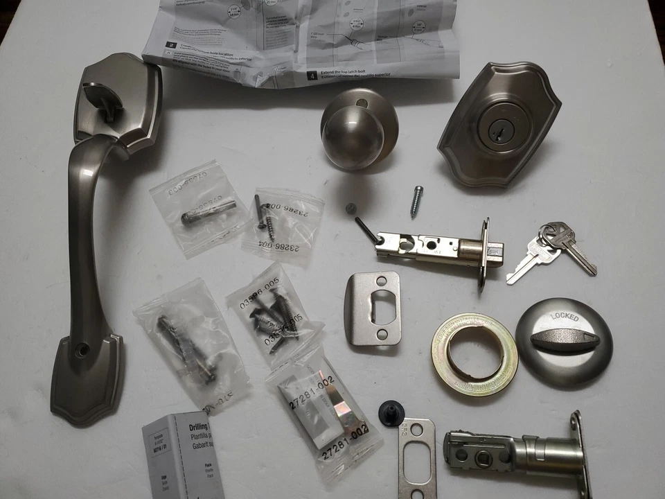 Kwikset Dakota Handleset Single CP Satin Nickel 687 - Image 1 of 4