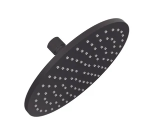 Baril TET-1210-01 Round 12" Anti-Limestone rain Shower Head Black Matte - Picture 1 of 11