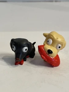 The Ugglys Pet Shop (2) Burnt Sausage & Yellow Moose - Picture 1 of 2