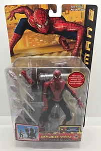 Toy Biz Spiderman 2 Movie Twist N’ Shoot Figure Street Fight Web Sling 2004 - Picture 1 of 24