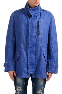 Hugo Boss"Calermo-W" Men's 100% Linen Hooded Full Zip Windbreaker US M IT 50 - Picture 1 of 6