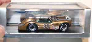 1/43 McLaren M6B #99 Winner Mexico CanAm 1968 Miguel Solana Gold Spark S1113 - Picture 1 of 4