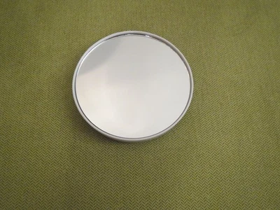 Unbranded 3.5 inch Diameter 1X Mirror, Two Suction Cups, White Plastic Back - Image 1 of 4