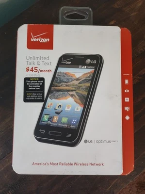 LG Optimus Zone 2 Verizon LG-VS415PP  Black  Locked  Not Scanned Brand New (B5) - Image 1 of 4