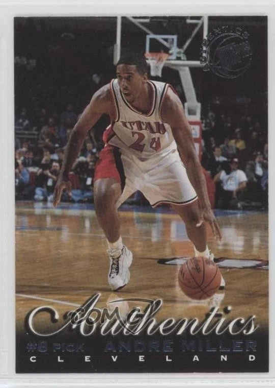 1999 Press Pass Authentics Hang Time Andre Miller #8 Rookie RC - Image 1 of 2