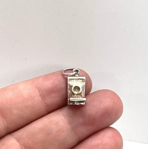 Vintage Silver Camera Classic Camera Pendant C1970s - Picture 1 of 6